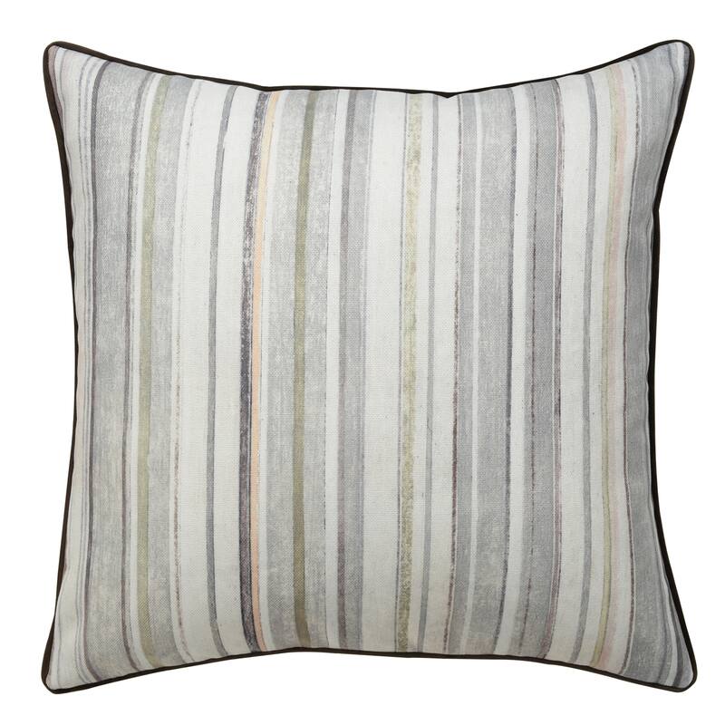 StyleCraft Norman Wyatt Home - Lines Pillow - Multicolor - Multicolor