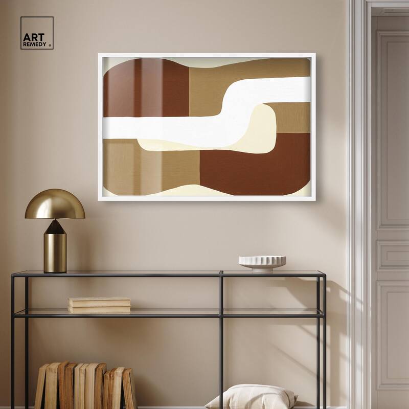 Minimal Wavy III Shadowbox by Art Remedy