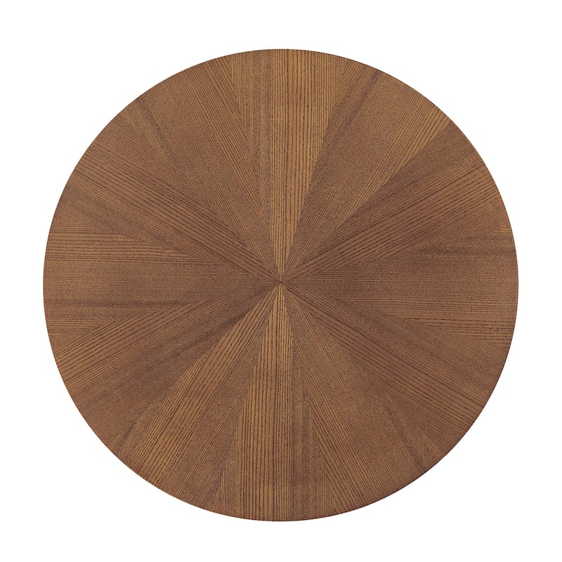 Crossroads 24" Round Wood Side Table - 24" x 24"