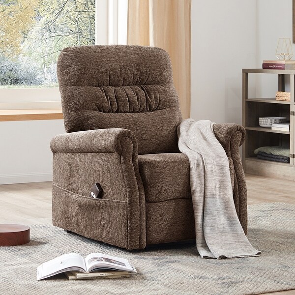 Shop Merax Soft Fabric Upholstery Recliner Chair with ...