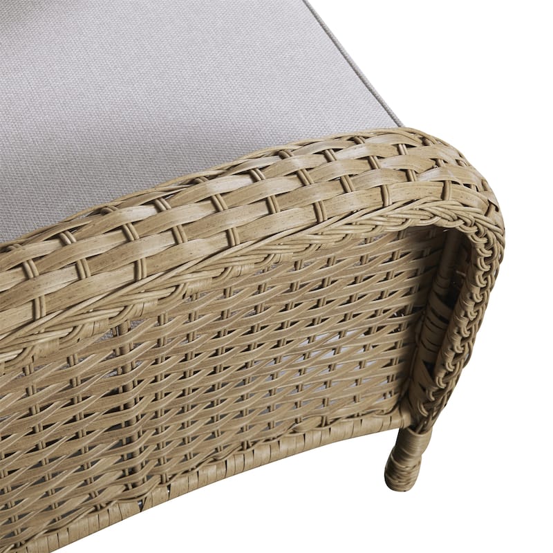 Gymojoy 4-piece Outdoor Sofa Chair Table Set with Cushion