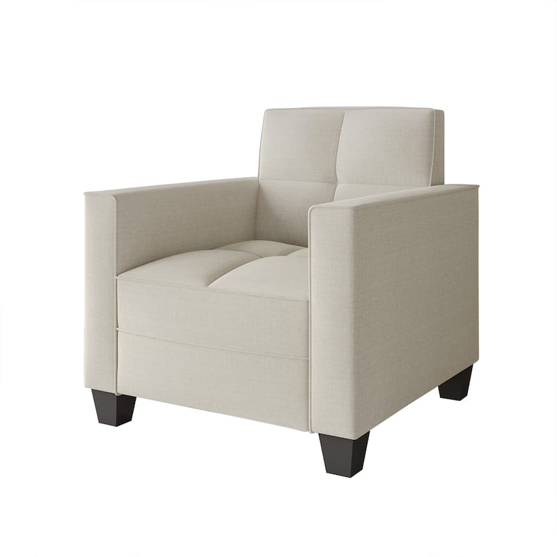 CraftPorch Chic Modern Linen Upholstered Chair