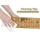 Water Hyacinth Storage Basket Woven Wicker Small Wooden Handle Bathroom Box | UK