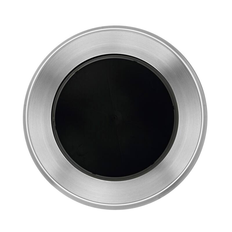 happimess Chuck Kitchen/Office 17.2-Gallon Open-Top Trash Can, Chrome
