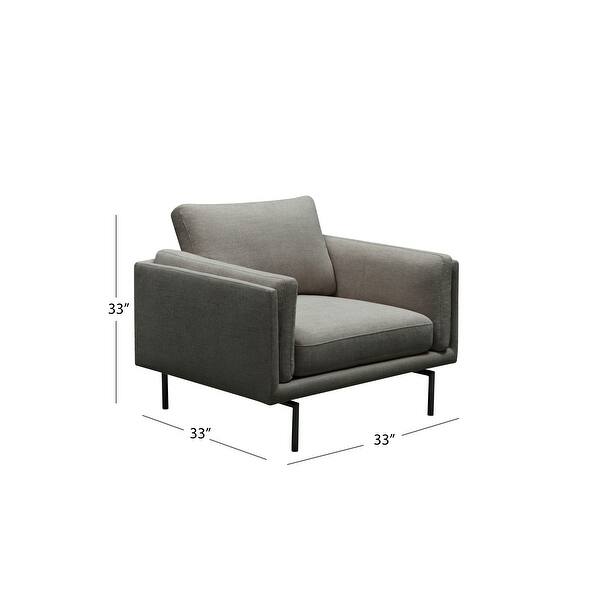 dimension image slide 4 of 6, Abbyson Aurora 3 Piece Stain-Resistant Fabric Seating Collection