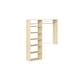 preview thumbnail 6 of 7, Easy Track 5 Ft. W. Deluxe Plus Laminate Closet Kit Honey Blonde