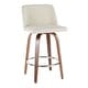 preview thumbnail 39 of 78, Carson Carrington Vallberga 26" Upholstered Counter Stool (Set of 2) Cream