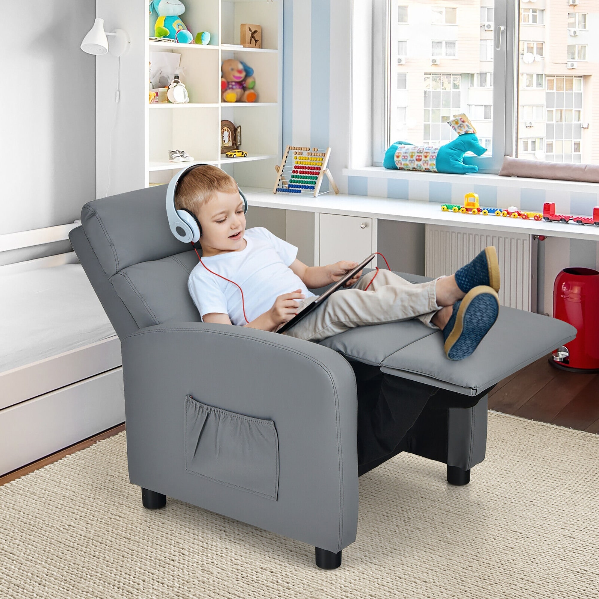 Children's armchair and hotsell footstool