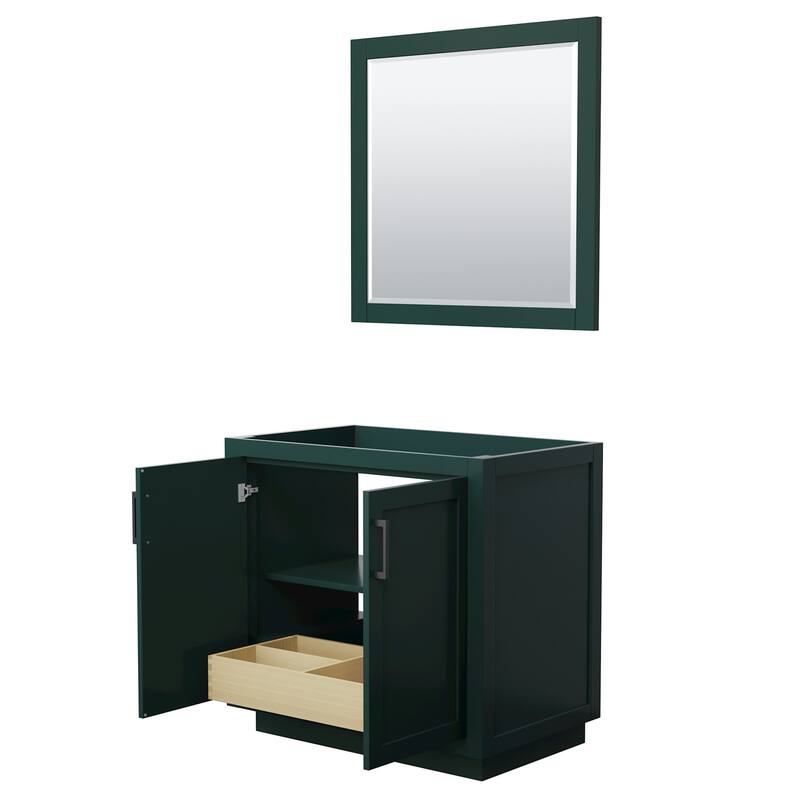 Wyndham Collection Miranda 36" Single Free Standing Vanity Cabinet -