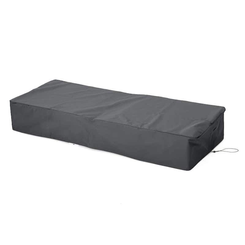 Shield Outdoor Chaise Lounge Cover (Set of 2) by Christopher Knight Home