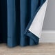 preview thumbnail 15 of 25, Premium Velvet Rod Pocket W Woven Blackout Liner and Back Tab Curtain Panel
