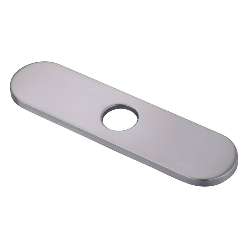 WOWOW Stainless Steel Kitchen Sink Faucet Hole Cover Deck Plate - Brushed Nickel