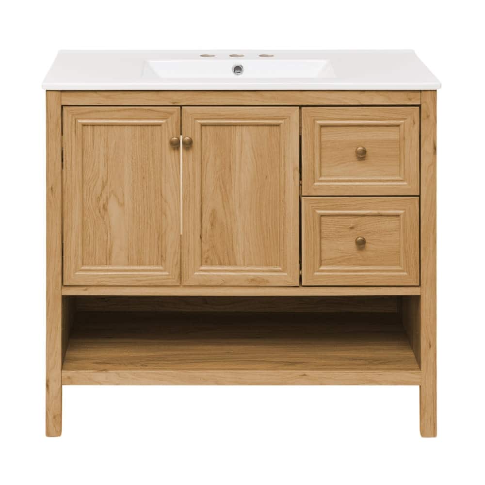 Swiss Madison SM-BV241-3 Chateau 37" Free Standing Single Basin Vanity