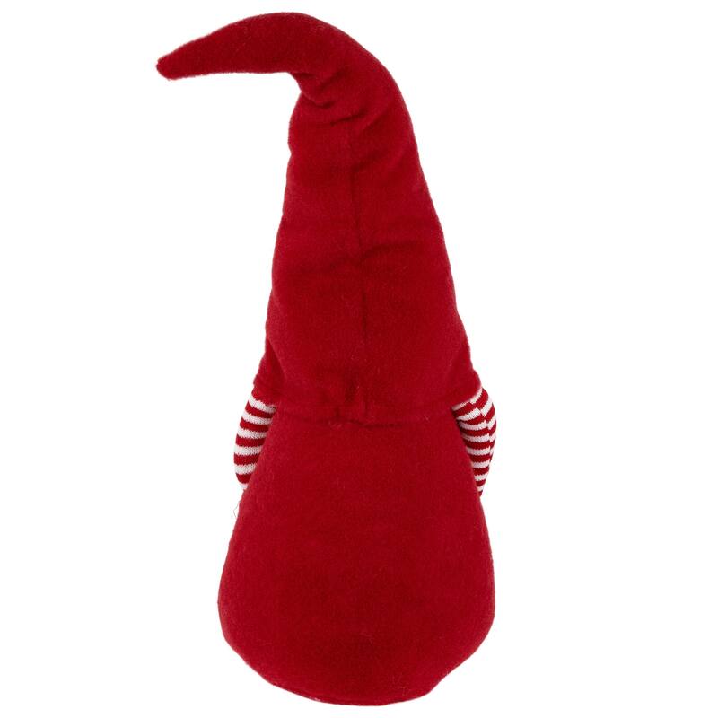 Plush "Hands in Pocket" Boy Gnome Christmas Figure - 20" - Red and White