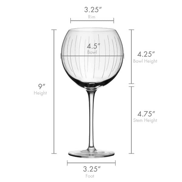 Mikasa Cheers Set of 4 Balloon Goblets