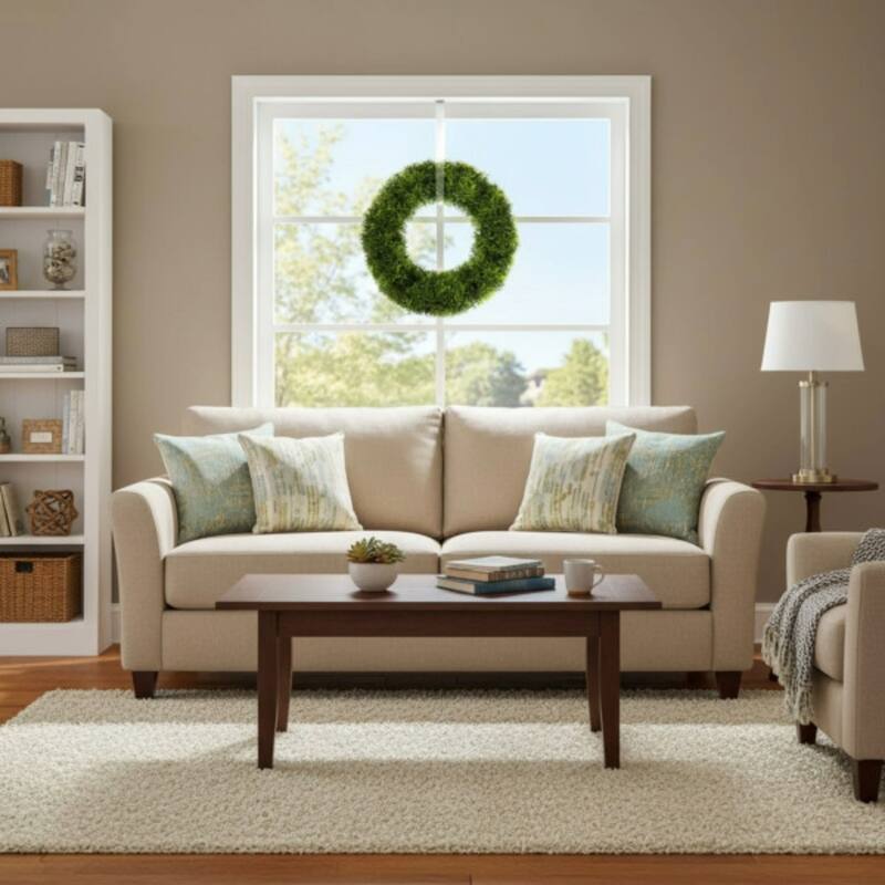 Pure Garden Grass Wreath - 20 inch Round