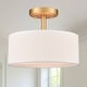 preview thumbnail 7 of 11, Dante Modern Semi-Flush Mount Ceiling Light 3-Light