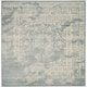 SAFAVIEH Adirondack Sierra Vintage Oriental Distressed Rug - 6' x 6' Square - Slate/Ivory
