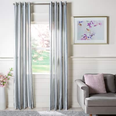 SAFAVIEH Aytan Semi-Sheer Window Curtain Panel
