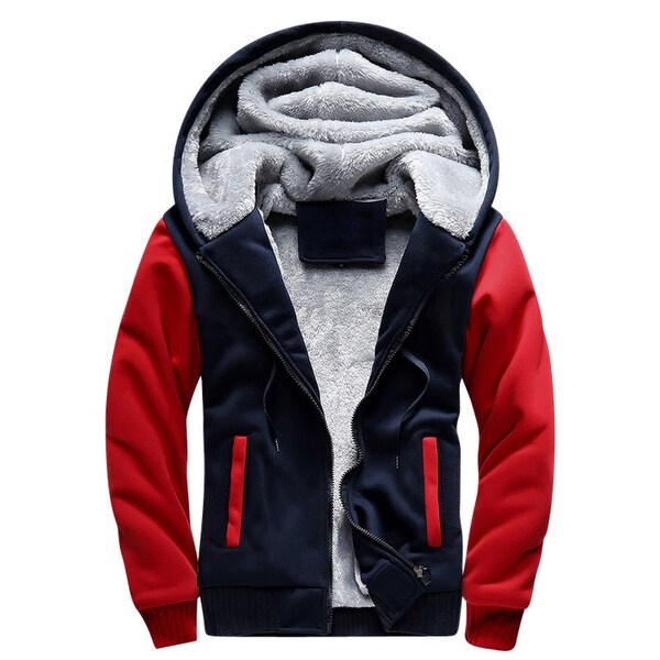 thick zip up hoodie mens