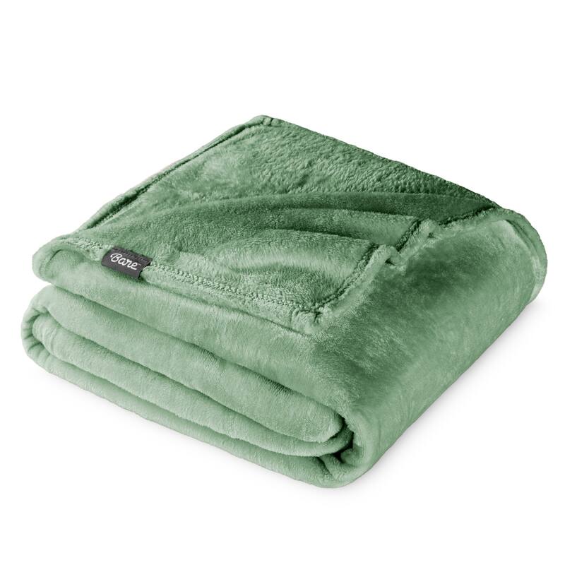 Bare Home Microplush Fleece Blanket - Ultra-Soft - Cozy Fuzzy Warm