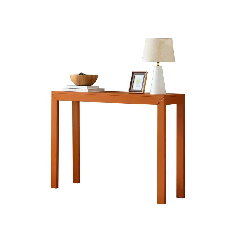 Russell Collection Modern Wood Rectangle Console Table