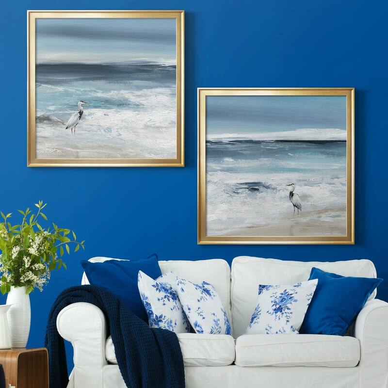 Tidal Fishing I Premium Framed Canvas - Ready to Hang