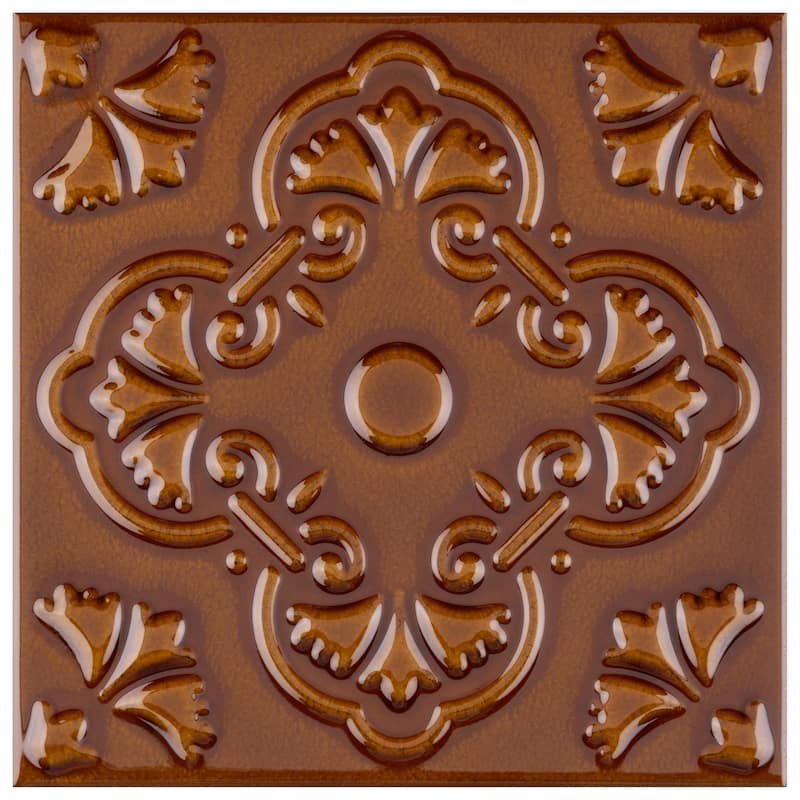 Merola Tile Trend Ambar 8" x 8" Ceramic Wall Tile