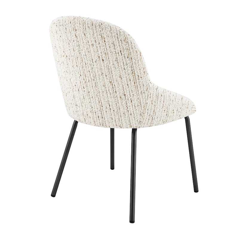 NPD Furniture Katrisa Boucle Dining Side Chair (Set of 2)