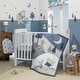 preview thumbnail 2 of 0, Disney Baby Forever Pooh Blue/Beige Bear Wall Decals by Lambs & Ivy