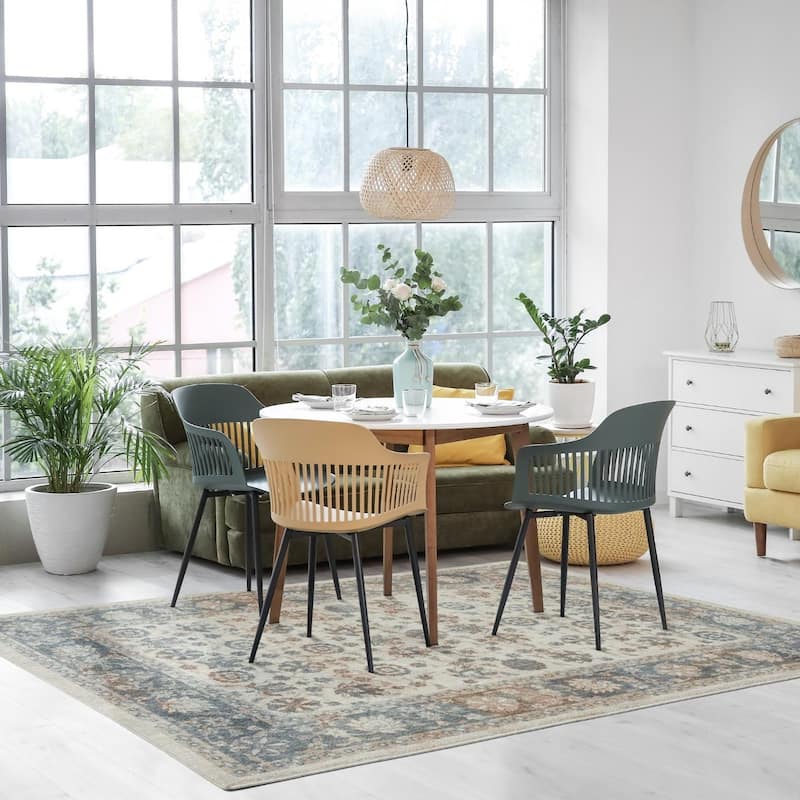 Luxe Weavers Oriental Floral Area Rug, Stain-Resistant Carpet