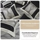 preview thumbnail 8 of 7, Nanshing Daniella 7-Piece Modern Geometric Comforter Set