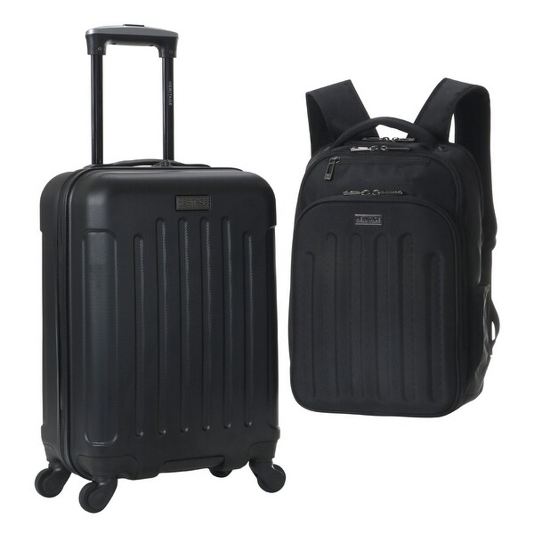 Heritage Travelware Lincoln Park 2-Piece Weekender Set With 20" Carry-On Suitcase & 16" Laptop Backpack. Opens flyout.