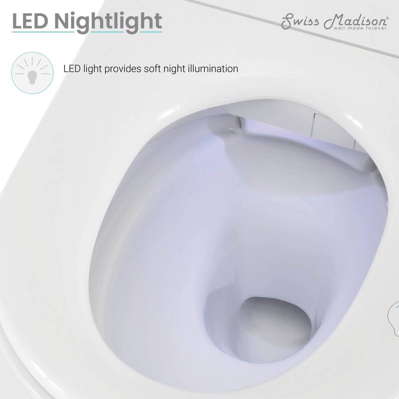 Swiss Madison SM-ST023 Virage 1.28 GPF One Piece Elongated Toilet with