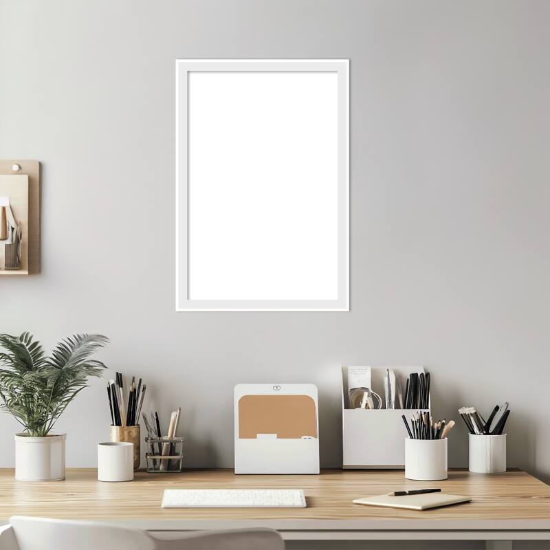 Incline Framed Dry Erase Magnetic Board