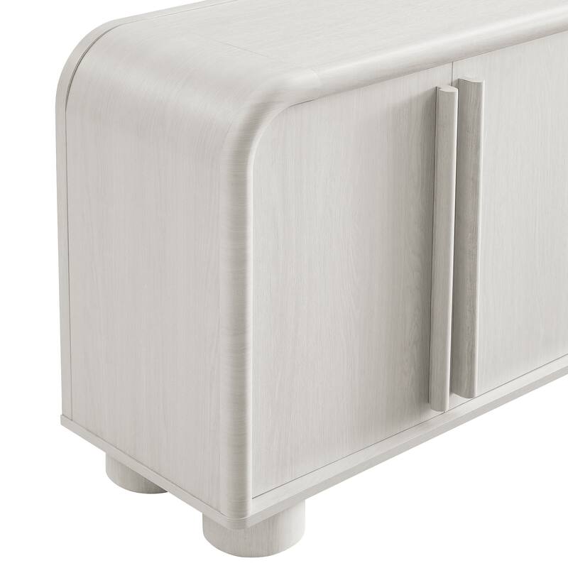 Bellamy Curved 4-Door Sideboard Cabinet