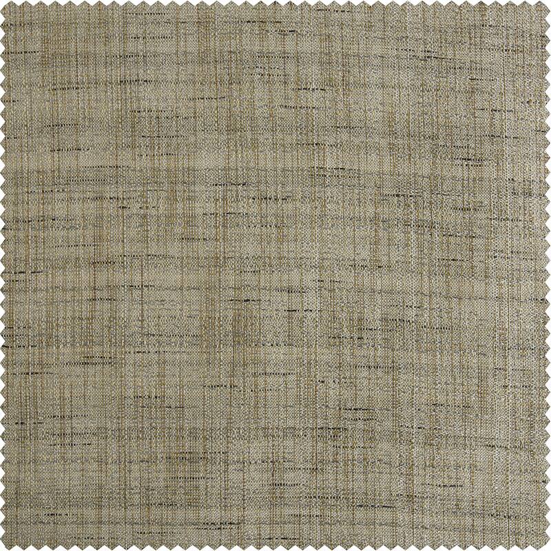 Exclusive Fabrics Raw Linen Weave Light Filtering Curtains for Bedroom & Living Room Curtains Pair - 2 Panel Drapes