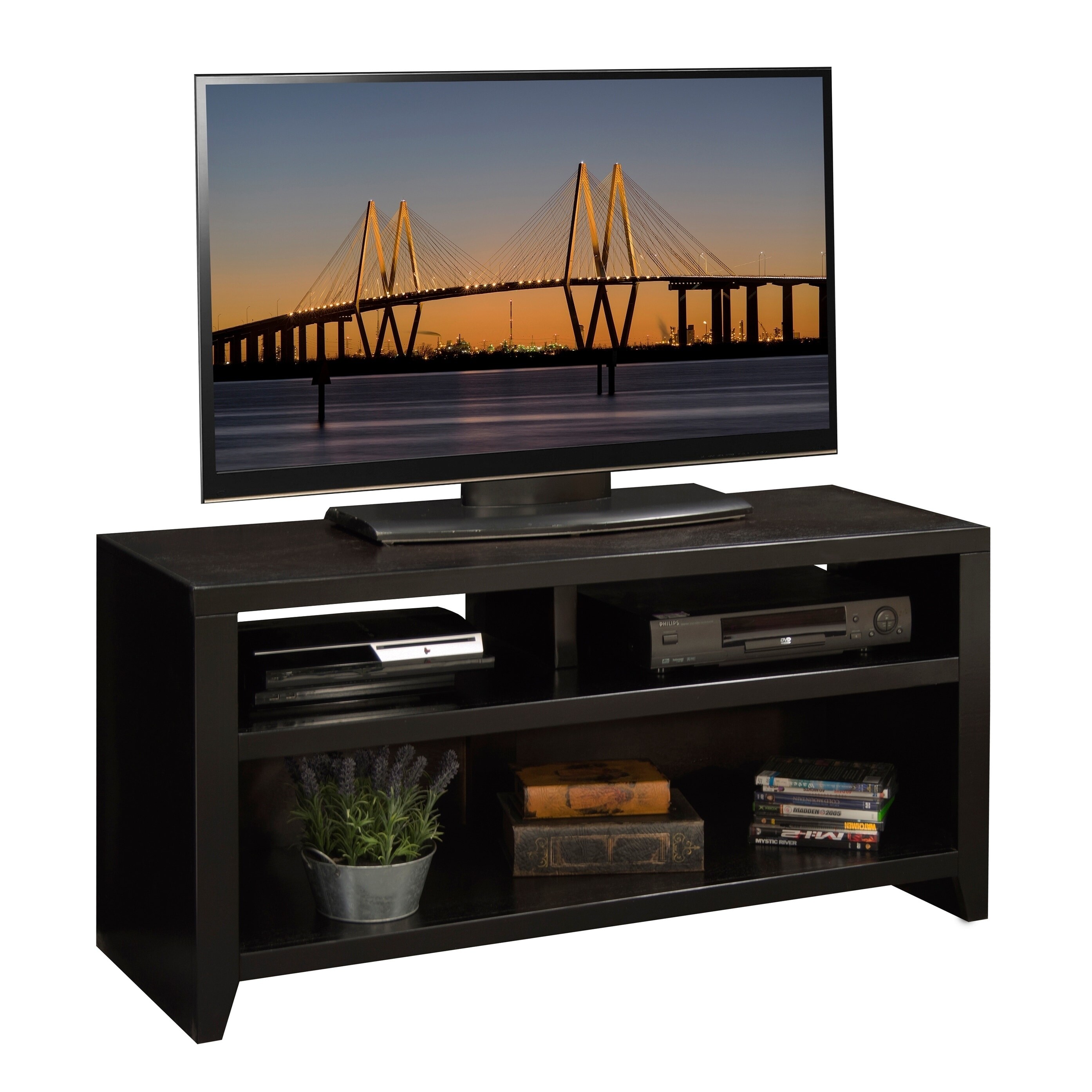 48 inch deals black tv stand