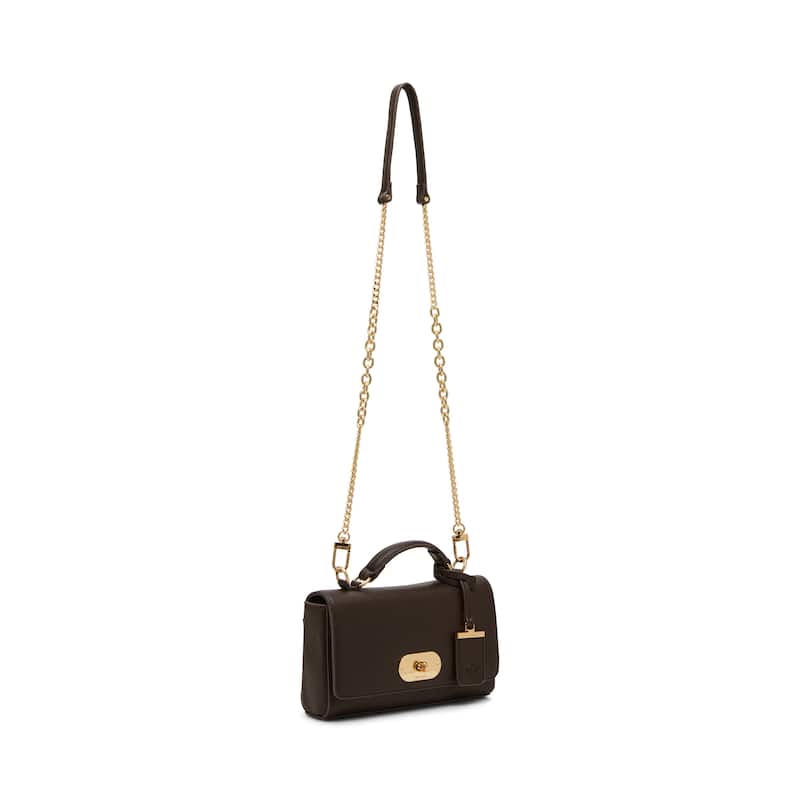 Anne Klein Crossbody Satchel Bag - Espresso