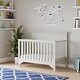 preview thumbnail 9 of 14, Safety 1st Cozy Snuggles Deluxe Dual 2-in-1 Baby Crib and Toddler Mattress, Waterproof and Stain Resistant Cover, White