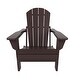 preview thumbnail 79 of 101, POLYTRENDS Laguna All Weather Poly Outdoor Adirondack Chair - Foldable