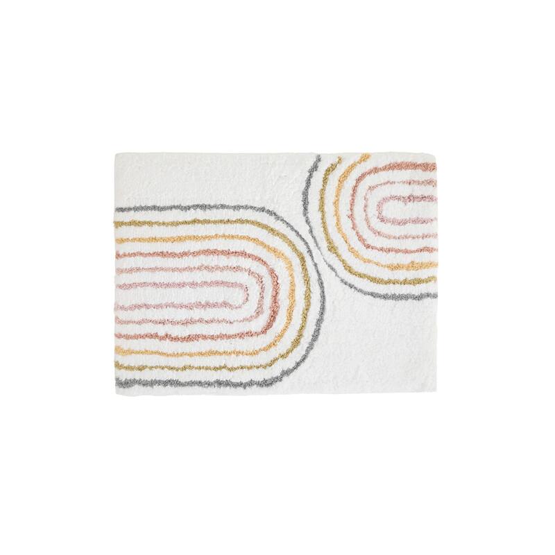Becky Cameron 100% Cotton Modern Patterned Bath Mat