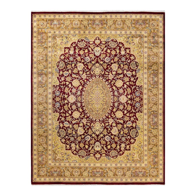 Overton Mogul, One-of-a-Kind Hand-Knotted Area Rug - Red, 8' 3" x 10' 7" - 8'3" x 10'7"