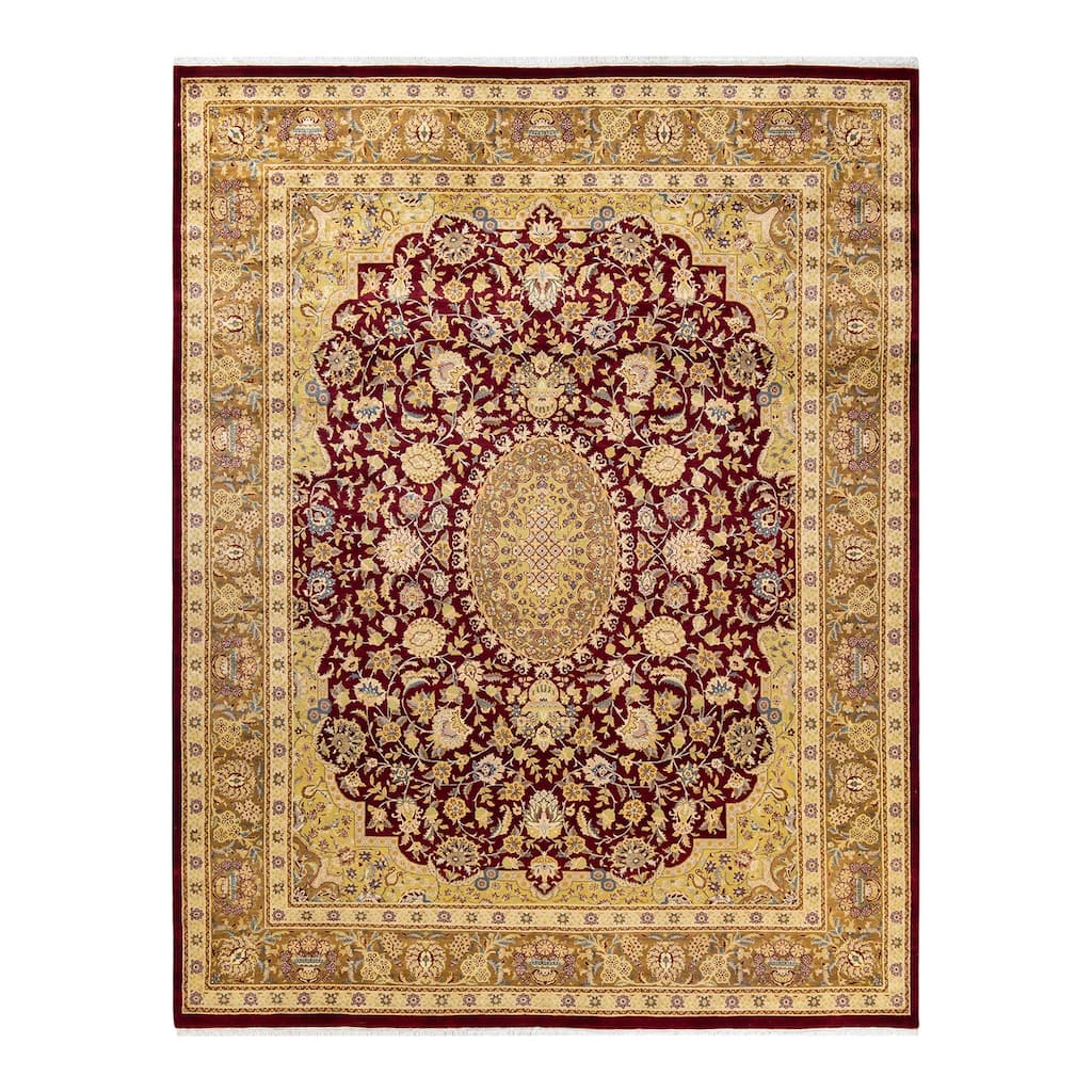 Overton Mogul, One-of-a-Kind Hand-Knotted Area Rug - Red, 8' 3" x 10' 7" - 8'3" x 10'7"