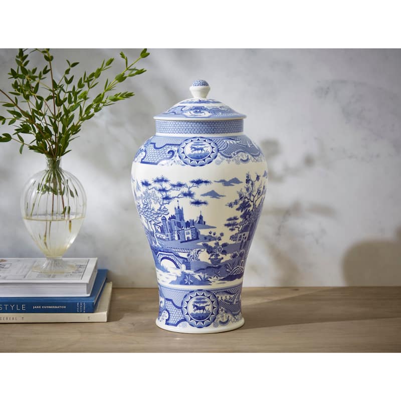 Spode Blue Italian Vase