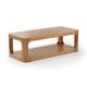 preview thumbnail 6 of 13, Forma Rectangular Coffee Table with Shelf - 54 inches - 54"