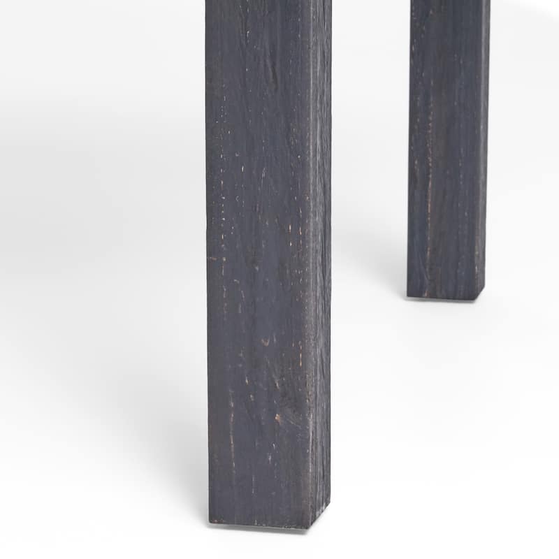 Roomfitters Outdoor Acacia Wood Dining Chairs Set of 2 with Slatted Back and Cushions