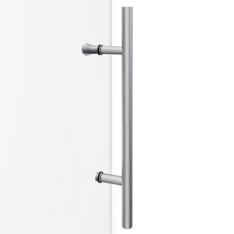ELEGANT Frameless Sliding Shower Door 60" W x 76" H in Chrome