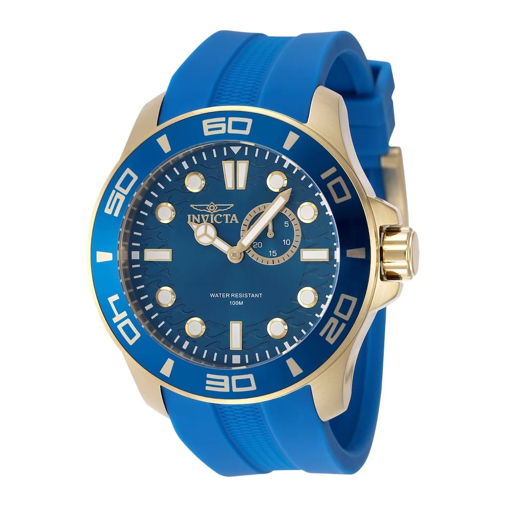 Invicta Men's 49270 Pro Diver Quartz VD72 Blue Dial Watch