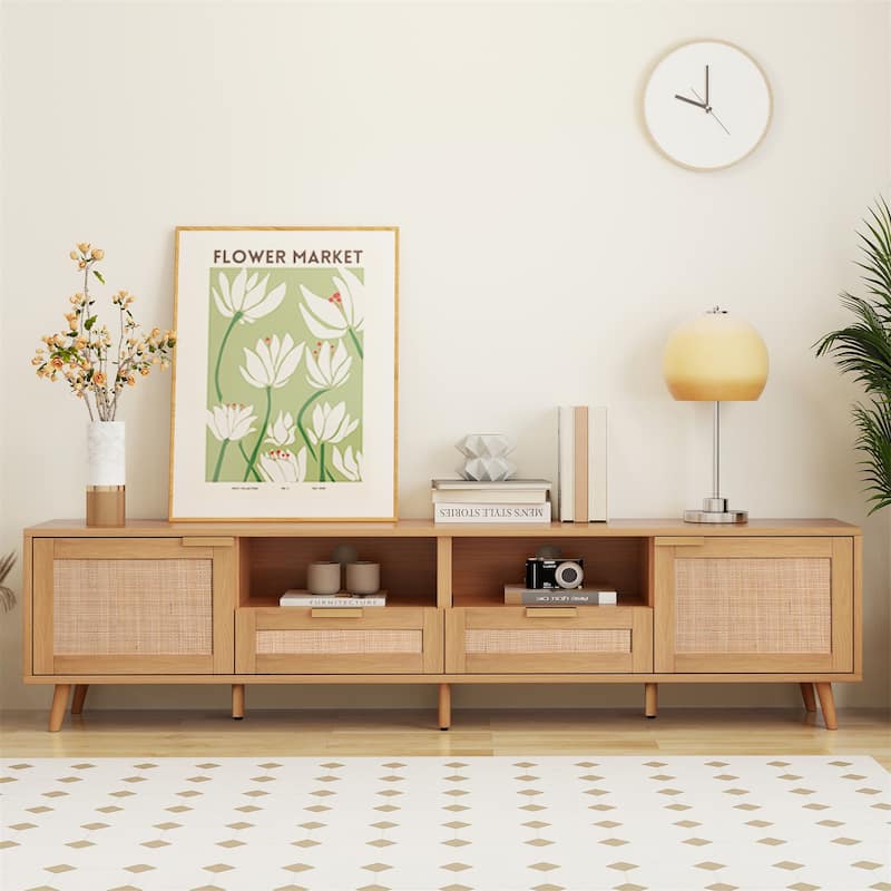 Rattan TV Stand